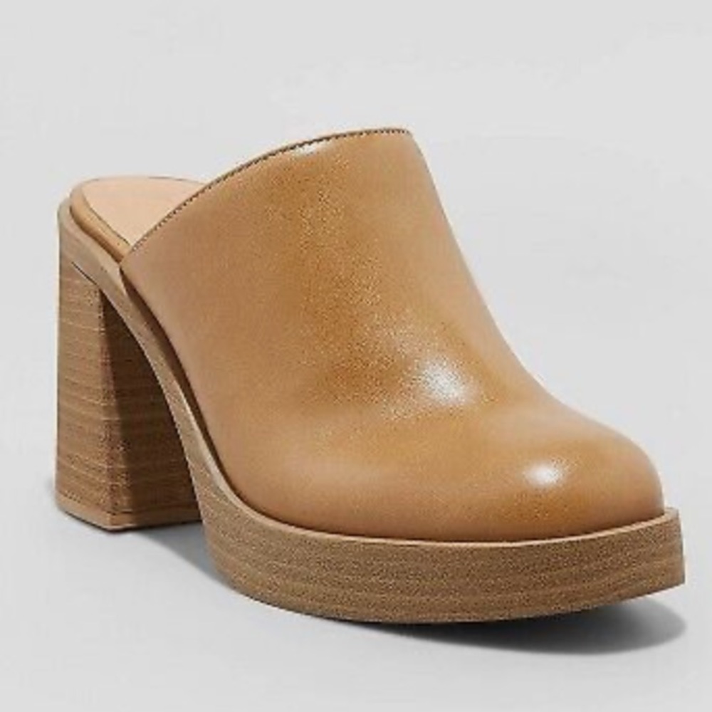 UNIVERSAL THREAD - Women’s Tess platform mule heels. - Picture 2 of 9